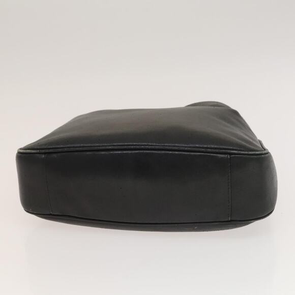 GUCCI Bamboo Hand Bag Leather Black Gold 001 2113 001 2113 - Picture 9 of 12